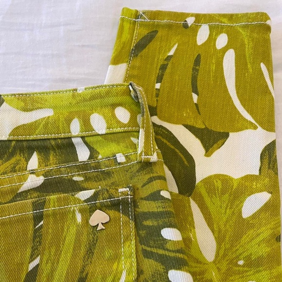 Kate Spade Leaf Print Jeans 🌴 - Picture 5 of 7